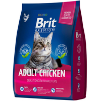 Сухой корм для кошек Brit Premium Cat Adult Chicken 400 г