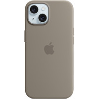 Чехол для телефона Apple MagSafe Silicone Case для iPhone 15 (глина)