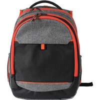Школьный рюкзак Polikom 3702 (серый/оранжевый)