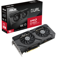 Видеокарта ASUS Dual Radeon RX 7800 XT OC Edition 16GB GDDR6 DUAL-RX7800XT-O16G