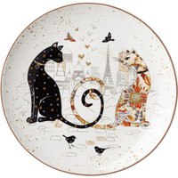 Набор тарелок Lefard Парижские коты 104-833 (2 шт)