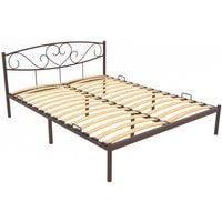 Кровать ИП Князев Магнолия 180x200 (коричневый)