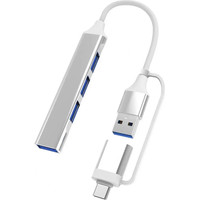 USB-хаб  USBTOP USB Type-A/USB Type-C - 4xUSB Type-A 556711