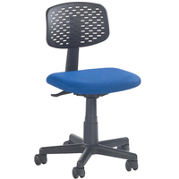 Офисный стул Halmar LOCO 2 (черный/голубой)