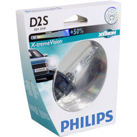 Ксеноновая лампа Philips D2S X-tremeVision 1шт [85122XVS1]