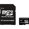 Карта памяти Silicon-Power microSDHC (Class 6) 4 Гб (SP004GBSTH006V10-SP)