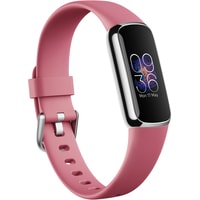 Фитнес-браслет Fitbit Luxe (серебристый/розовый)