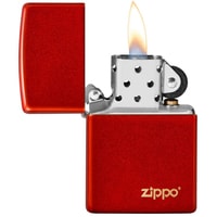 Зажигалка Zippo Classic Metallic Red Zippo Logo 49475ZL