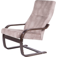 Интерьерное кресло GreenTree Кристалл GT7600-МТ001 (орех/крем-брюле)