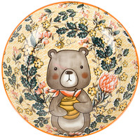 Набор тарелок Nouvelle Kawaii Forest Bear 9902968-Н2