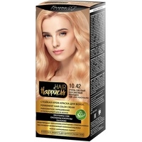 Крем-краска для волос Белита-М Hair Happiness Стойкая 10.42 очень светлый персиковый блондин
