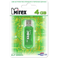 USB Flash Mirex Color Blade Elf Green 4GB [13600-FMUGRE04]