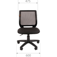 Офисный стул CHAIRMAN 699 Б/Л (черный/серый)