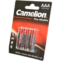 Батарейка Camelion LR03 Plus Alkaline BL-4 LR03-BP4 4 шт