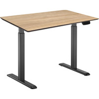 Стол для работы стоя ErgoSmart Wooden Electric Desk 1300х750х27 мм (дуб натуральный/черный)