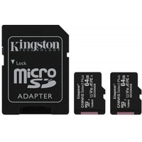 Карта памяти Kingston Canvas Select Plus microSDXC 2x64GB (с адаптером)