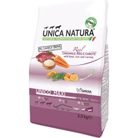 Сухой корм для собак Unica Natura Unico Maxi с диким кабаном, рисом и морковью 2.5 кг