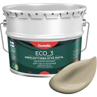 Краска Finntella Eco 3 Wash and Clean Vuori F-08-1-9-LG67 9 л (бежевый хаки)