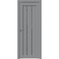 Межкомнатная дверь ProfilDoors 49U L 70x200 (манхэттен/стекло дождь черный)