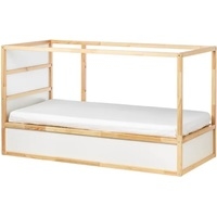 Кровать Ikea Кюра 90x200 (белый/сосна) 803.667.74