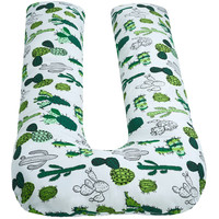 Подушка для беременных Amarobaby Кактусы AMARO-40U-K (зеленый)