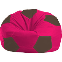 Кресло-мешок Flagman Мяч М1.1-372 (фуксия/коричневый)