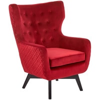 Интерьерное кресло Halmar Marvel (бордовый/черный)