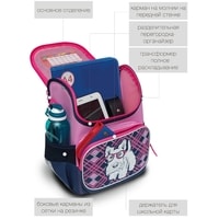 Школьный рюкзак Grizzly RAl-194-4/1 (синий)