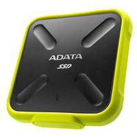Внешний накопитель ADATA SD700 256GB (черный/желтый) [ASD700-256GU3-CYL]