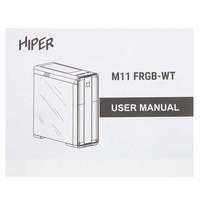 Корпус Hiper M11 FRGB-WT