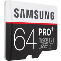 Карта памяти Samsung microSDXC Pro Plus UHS-1 U3 Class 10 64GB + адаптер (MB-MD64DA)