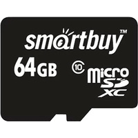 Карта памяти SmartBuy microSDXC SB64GBSDCL10-00 64GB