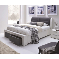 Кровать Halmar Cassandra S 200x160 (белый/черный)