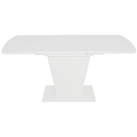 Кухонный стол ЭлиГард Sheldon 118(157)х72х76 (белый структурный)