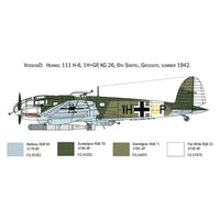 Сборная модель Italeri 1436 Heinkel He111H