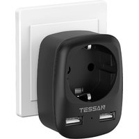 Сетевой фильтр Tessan TS-611-DE (черный)