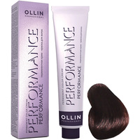 Крем-краска для волос Ollin Professional Performance 4/4 шатен медный