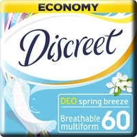 Прокладки ежедневные Discreet Deo Spring Breeze Multiform (60 шт)
