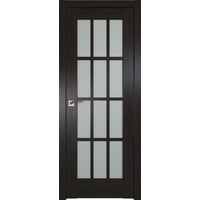 Межкомнатная дверь ProfilDoors 102X 90x200 (пекан темный/стекло матовое)