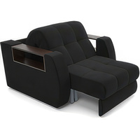 Кресло-кровать Мебель-АРС Барон №3 (велюр, черный HB-178 17)