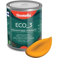 Краска Finntella Eco 3 Wash and Clean Liekki F-08-1-1-FL127 0.9 л (плам. желтый)