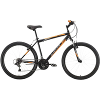 Велосипед Black One Onix р.20 2022 (черный/серый/оранжевый)