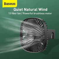 Вентилятор Baseus Natural Wind Magnetic Rear Seat Fan (зеленый)
