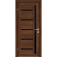 Межкомнатная дверь Triadoors Luxury 574 ПО 70x200 (chester/лакобель черный)