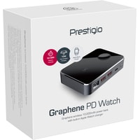 Внешний аккумулятор Prestigio Graphene PD Watch Edition (золотистый, зарядная станция)