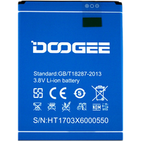 Аккумулятор для телефона Doogee BAT16403000