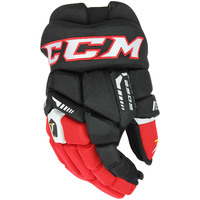 Перчатки CCM Tacks 6052 SR (черный/красный/белый, 13 размер)
