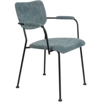 Интерьерное кресло Zuiver Benson (голубой/черный) в Солигорске