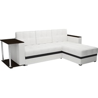 Угловой диван Мебель-АРС Атланта угловой (экокожа, белый)