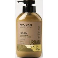 Бальзам Ecolatier Urban для сухих волос питательный авокадо и мальва 400 мл